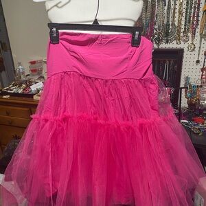 Pink Tulle top